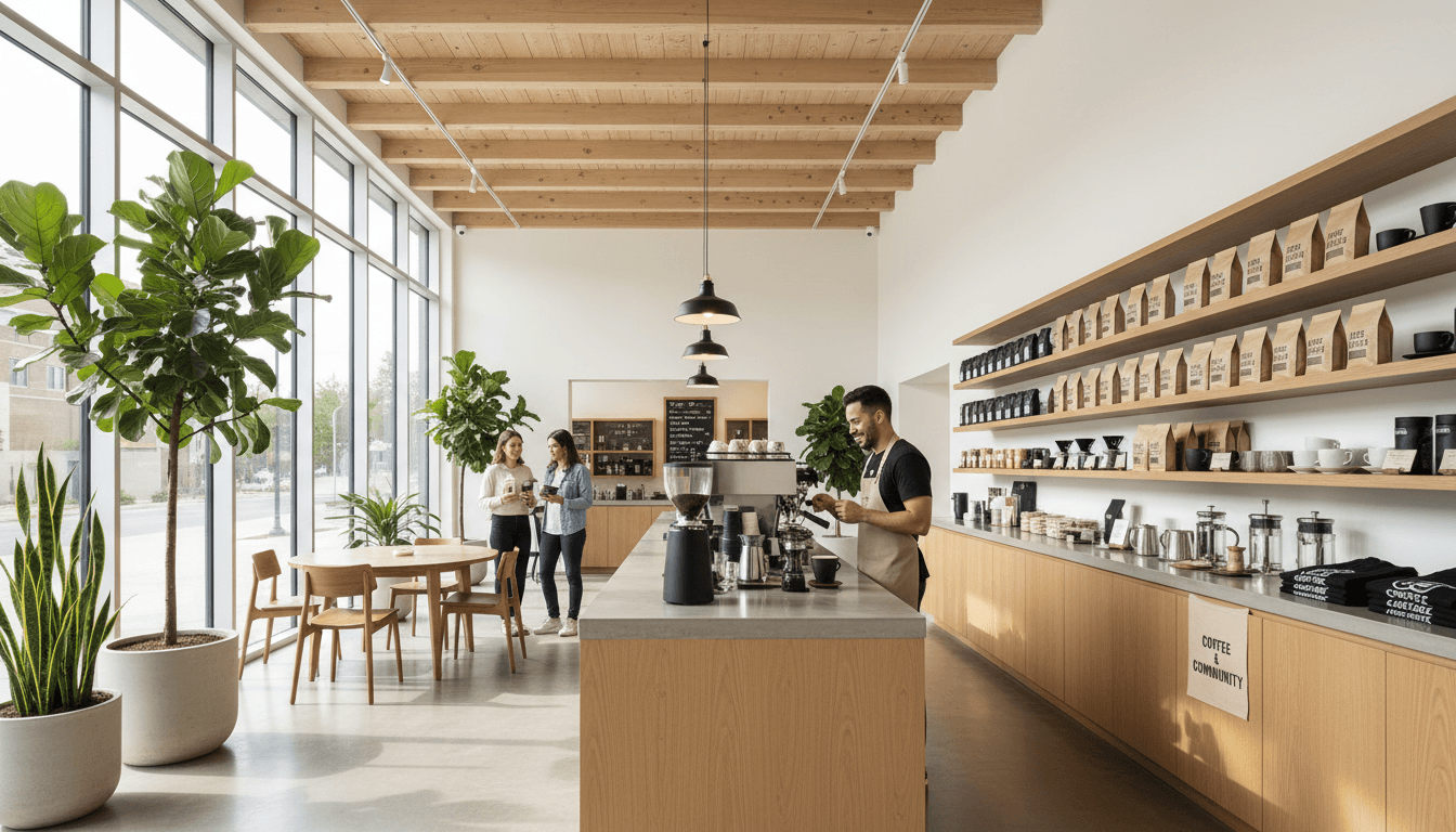 Small business website combining brand identity with mobile-first customer experience