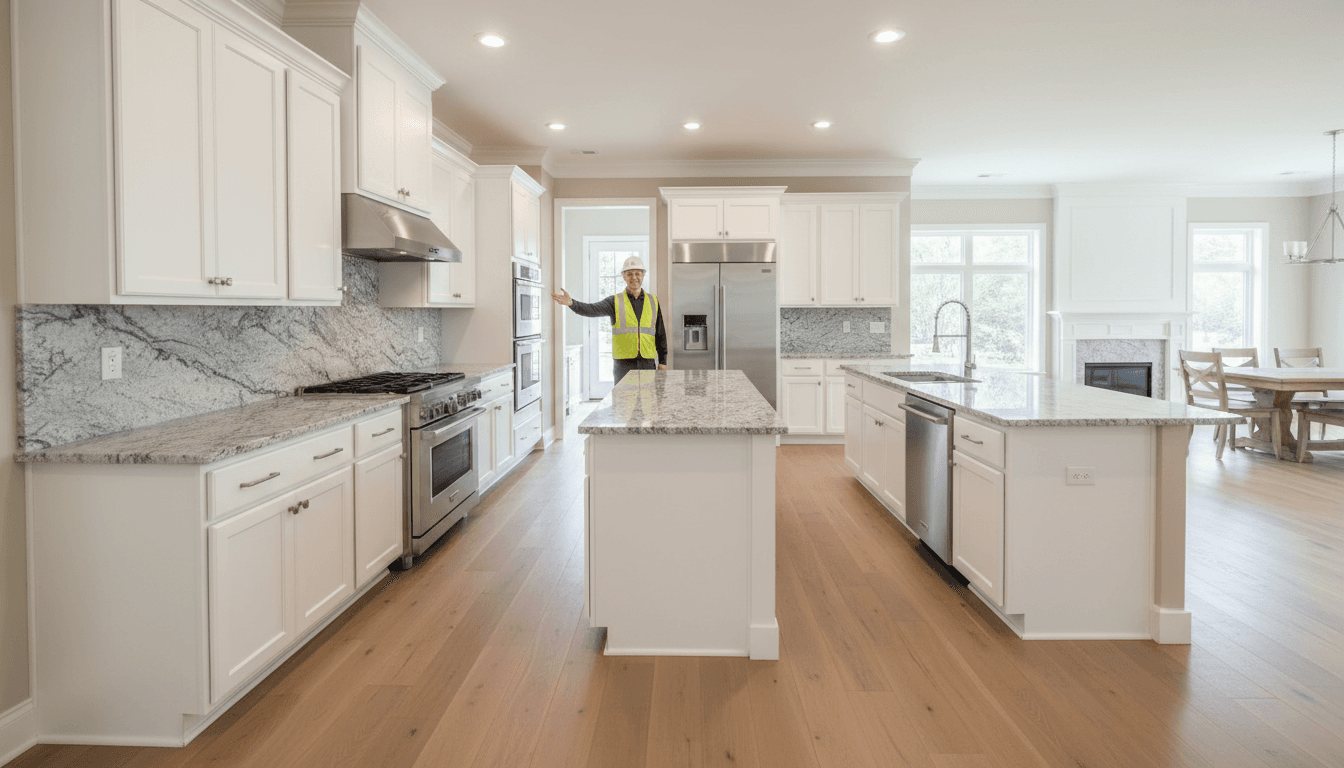 Portfolio-driven website showcasing completed projects and building customer confidence